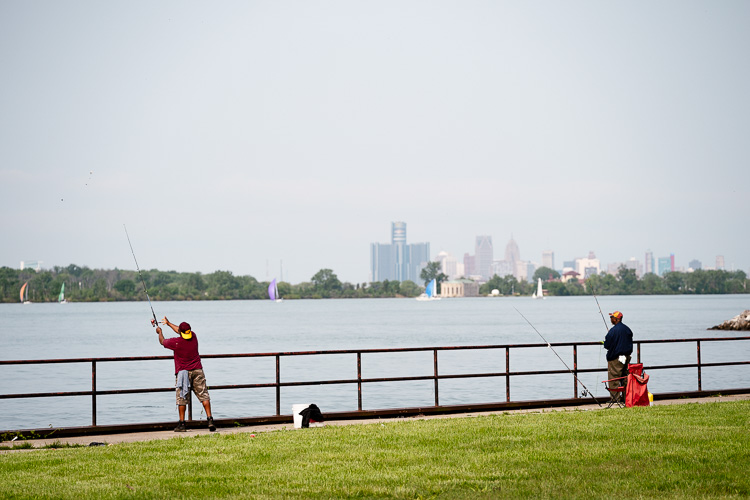 Alfred Brush Ford Park is known for being a good fishing spot.