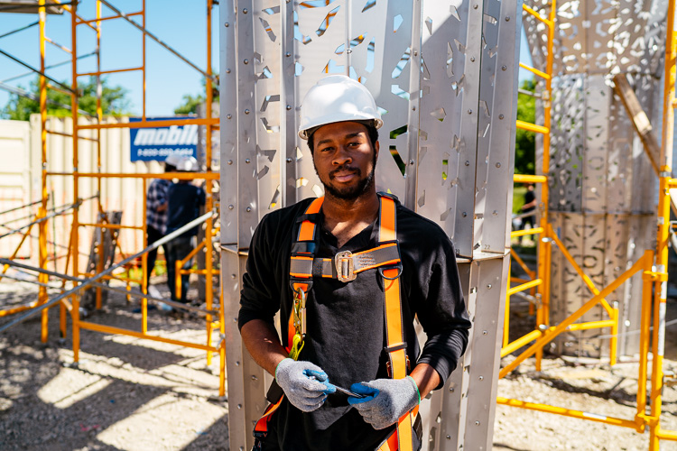 Keviyan Richardson is the community placemaking coordinator for Oakland Avenue Artists Coalition.