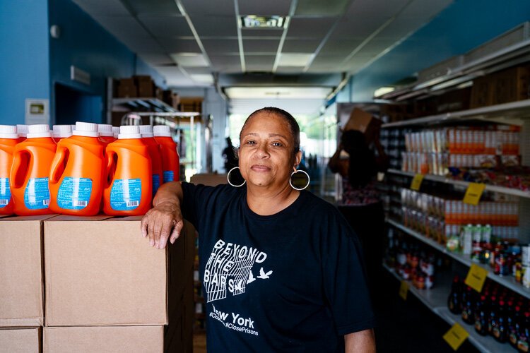 Rev. Roslyn Bouier of Brightmoor Food Pantry says the city continued to shut off people’s water for nonpayment during the heatwave and that organizations like hers are unable to keep up with the demand for bottled water.