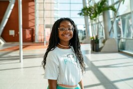 After participating in an entrepreneurship camp at Michigan Science Center, Cayla Thomas had a business plan for her nail polish line — and a goal to become a chemical engineer.