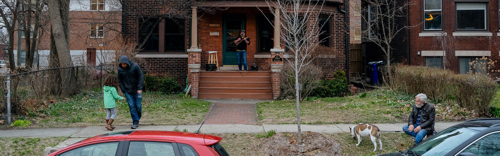 The COVID-19 pandemic has inspired creative Detroiters to share their musical talents through impromptu porch performances.