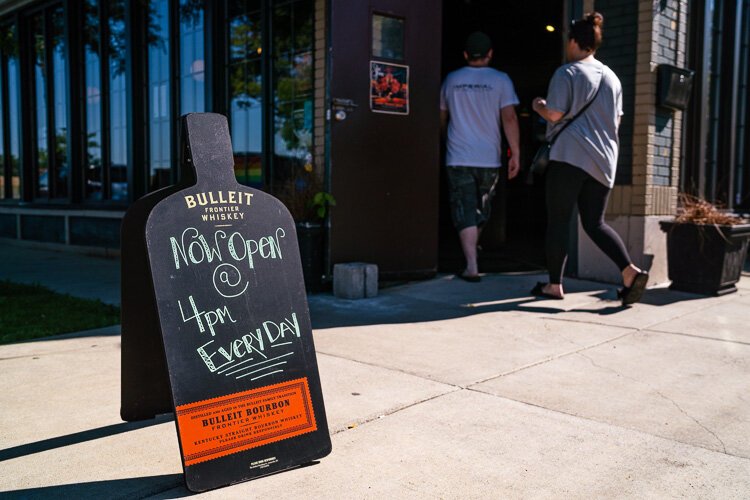 Woodbridge Pub was closed for the duration of the executive order that restaurants cease dine-in services.