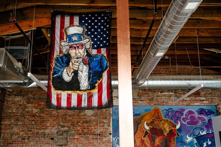 The Filthy Americans Arts & Cultural Preservation Center is part streetwear and skate shop, part vinyl record store and intimate show venue, and part music production and brand-making community classroom.