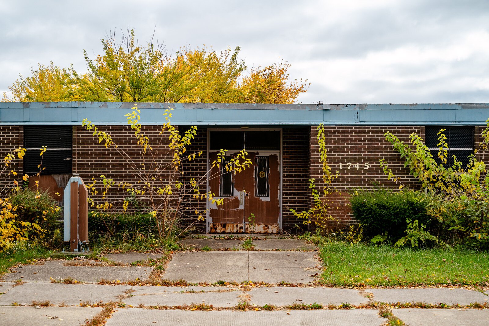 The former Hancock School in Woodbridge is being redeveloped into a community center.