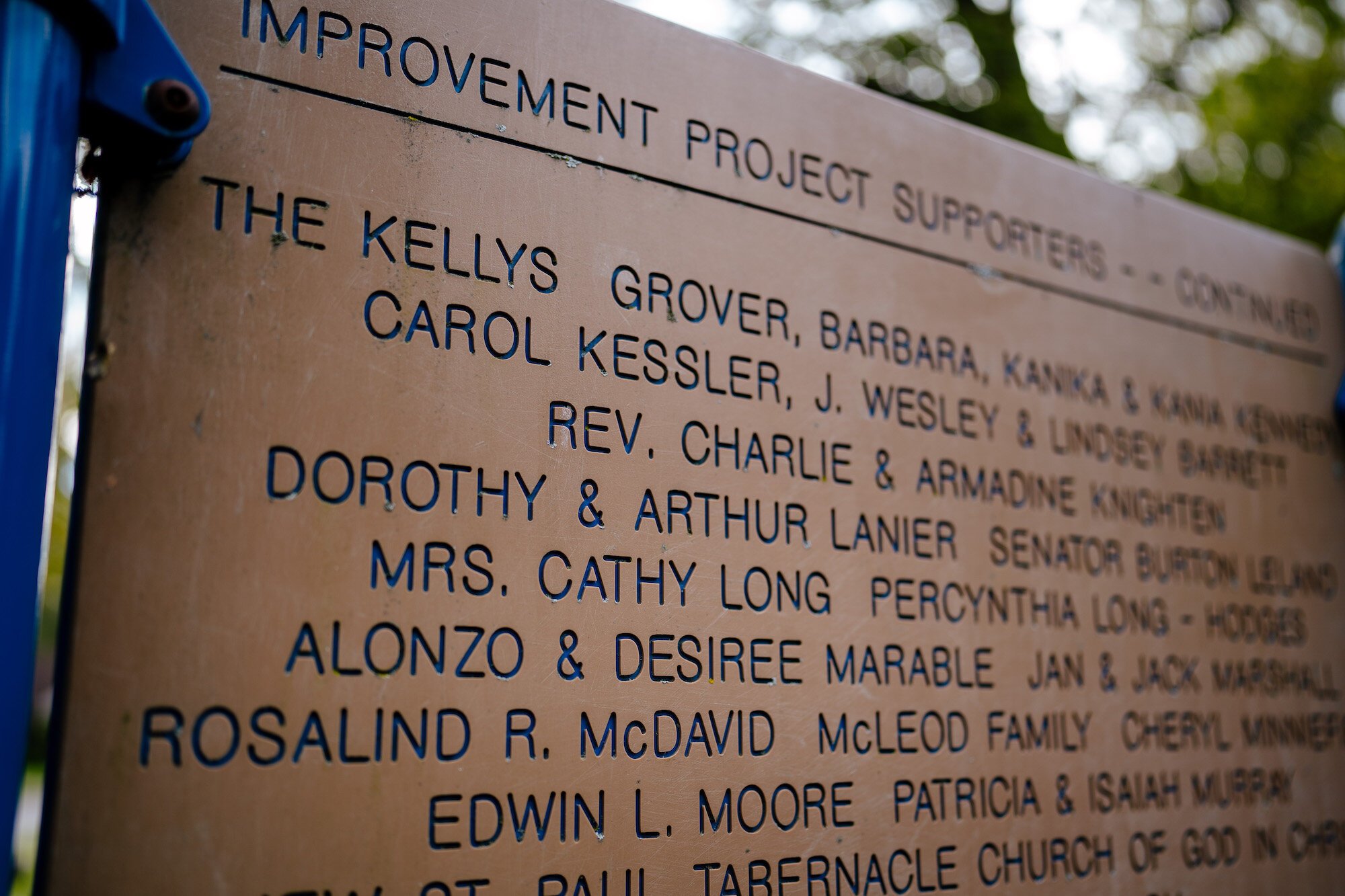 Supporters of a new playscape in Grandmont Rosedale. Photo by Nick Hagen