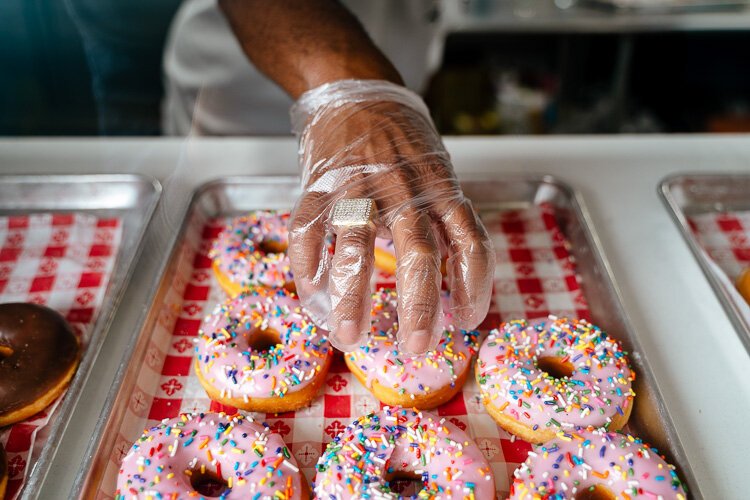 Holy Moly Donut Shop is a one-stop breakfast and brunch diner. 