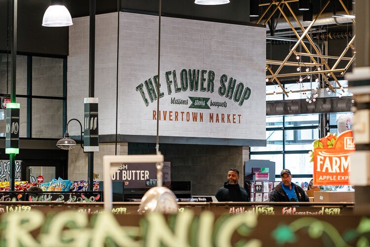 Meijer's Rivertown Market carries flowers in addition to groceries.