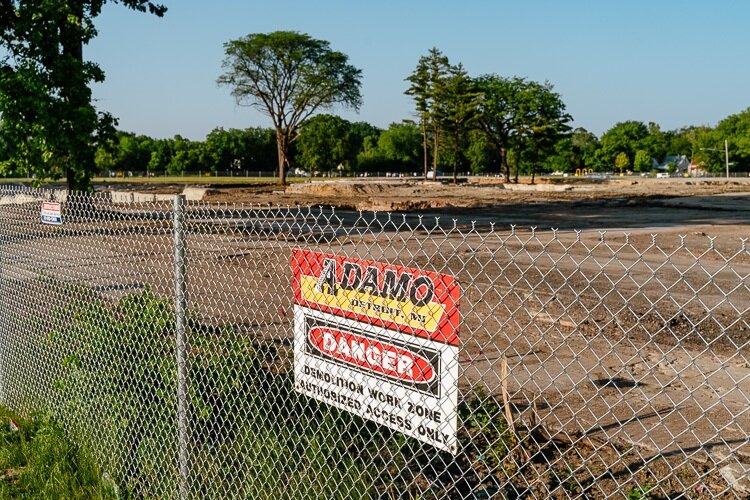 Ruddiman Middle School was demolished by the city in April 2023.