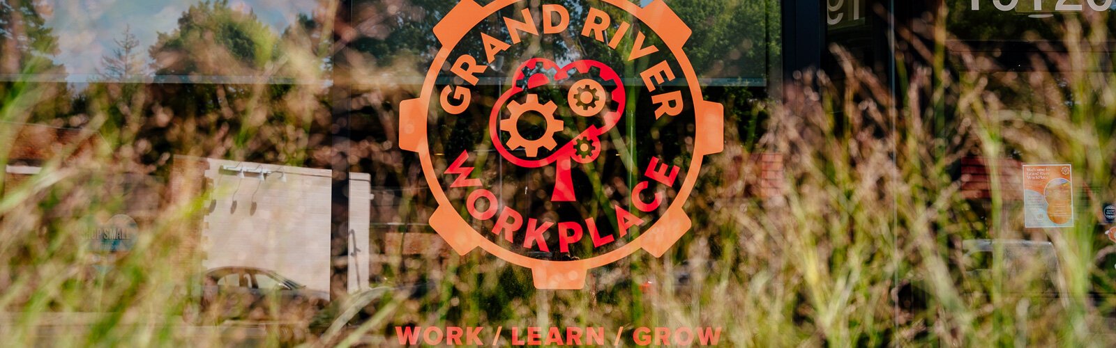Logo for the Grand River Workplace.