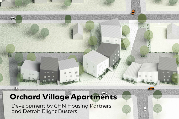 Orchard Village Apartments will be a collaboration between Detroit Blight Busters and CHN Housing Partners.