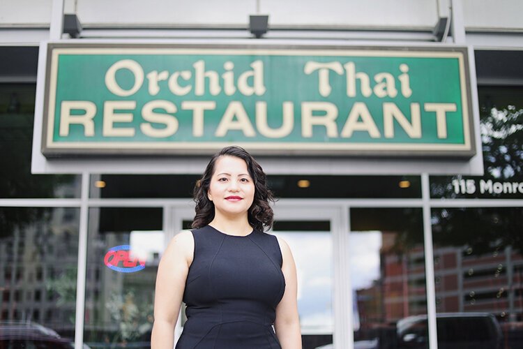 Ally Vang, owner of Orchid Thai in downtown Detroit