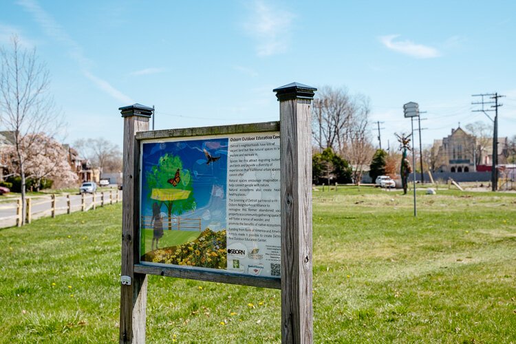 Creating this outdoor learning garden was an early phase in ONA's work on Mapleridge.