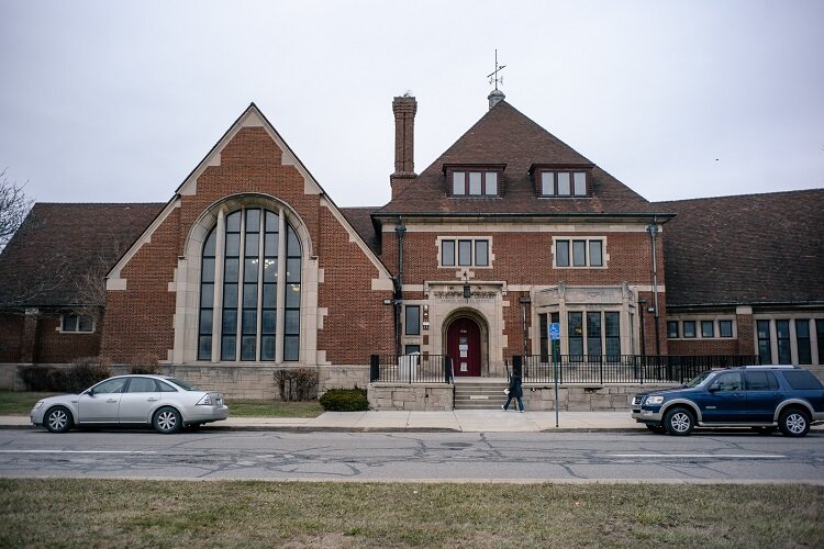 The Parkman Branch Library at 1766 Oakman.