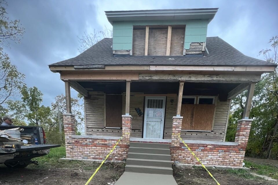 The future Solar Training House in Jefferson Chalmers.