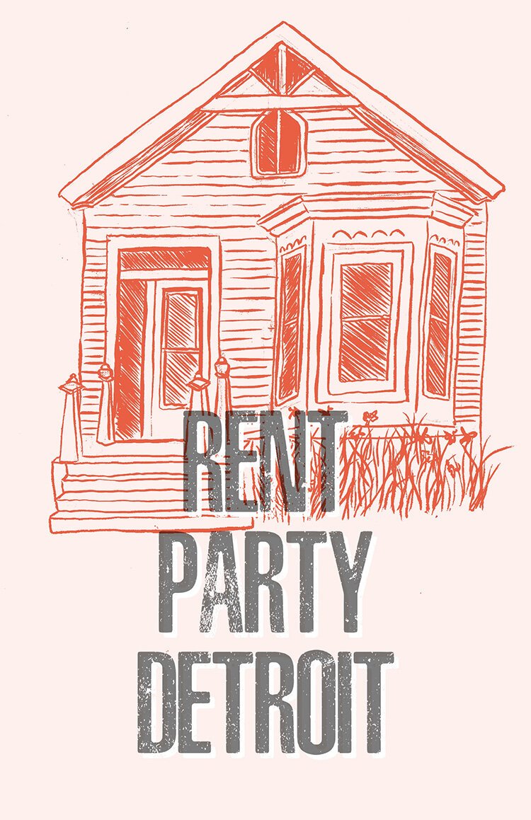 Art from Rent Party Detroit's zine