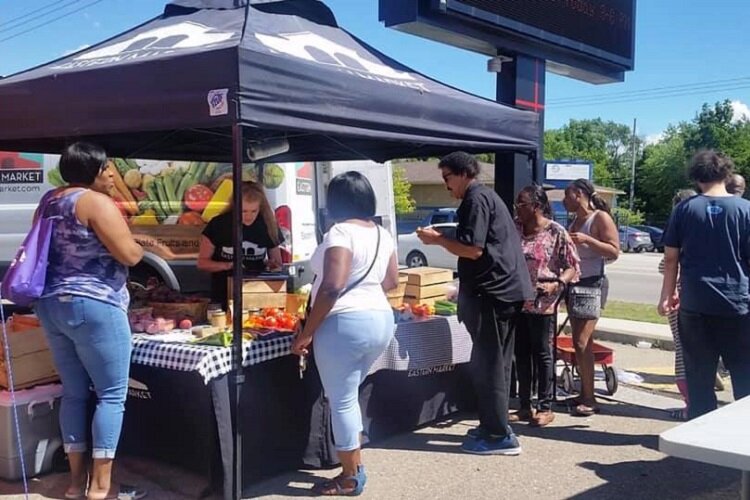 Joy Southfield CDC's Sowing Seeds Growing Futures Farmers Market.