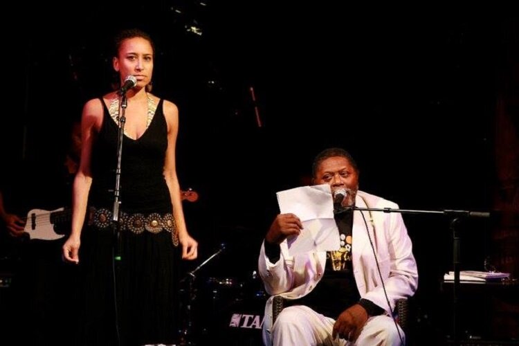 Ron Allen performs with Sarah Cruse.