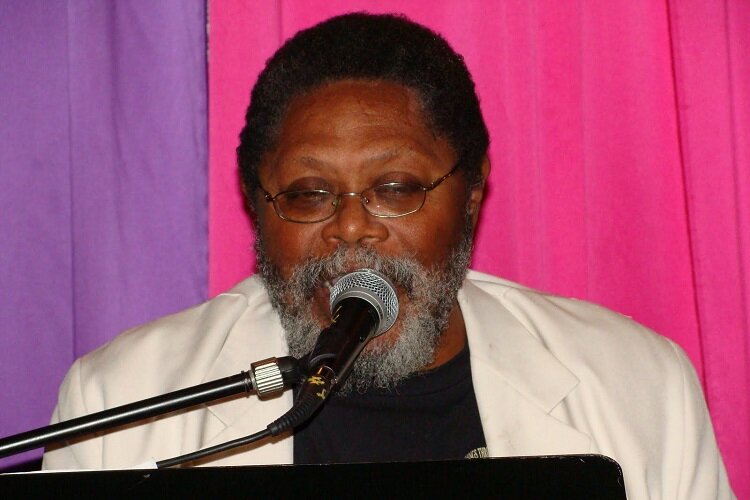 Poet and playwright Ron Allen reads a poem.