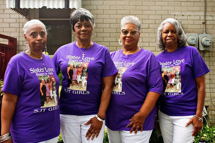 Diane Hotchkiss-Colman, Linda Calhoun-Scott, Paula Love Washington-Donald, and Lynnett Richardson-Brown met in the Sojourner Truth Housing Project in 1955.