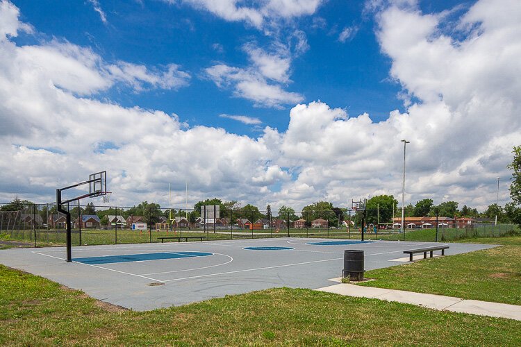 Basketball Court at Stein Park.
