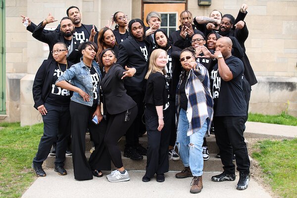 Staff and participants of Detroit's Teen HYPE