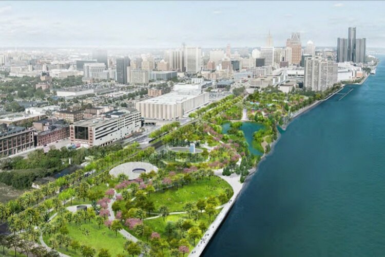 A proposed rendering for Ralph C. Wilson, Jr. Centennial Park