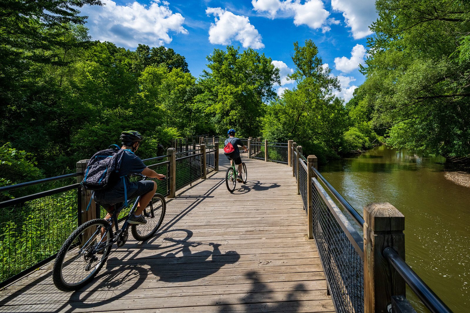 The B2B Trail between Dexter and Hudson Mills Metropark.