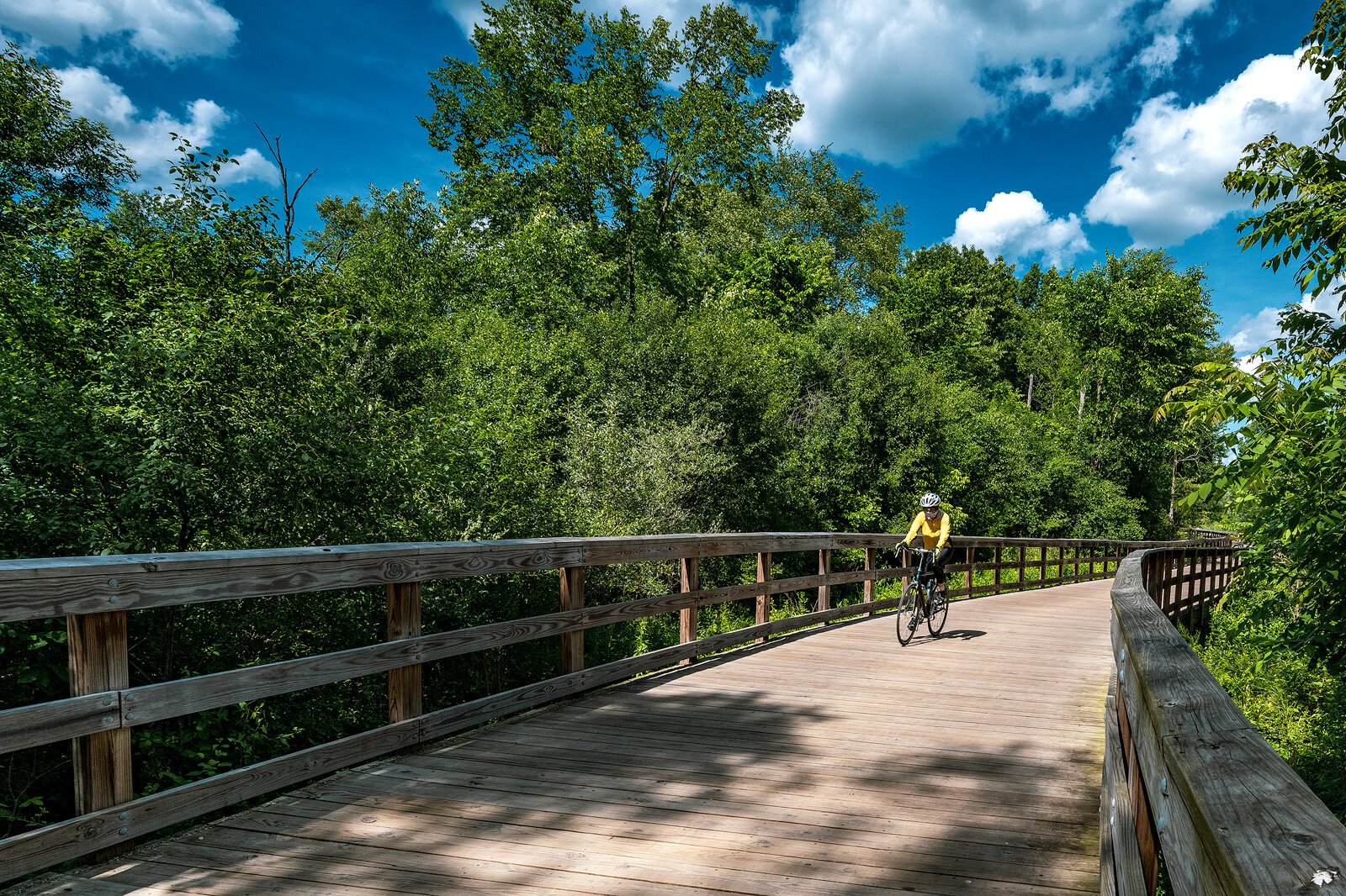 The B2B Trail between Dexter and Hudson Mills Metropark.