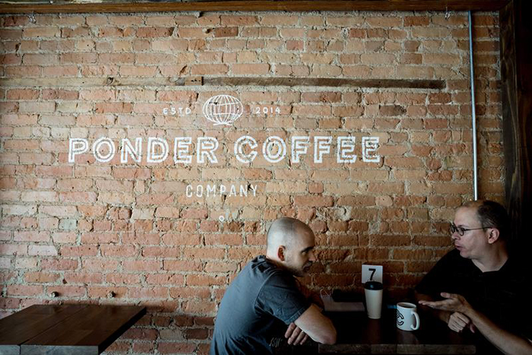 Ponder Coffee. Photo by Phil Eich.