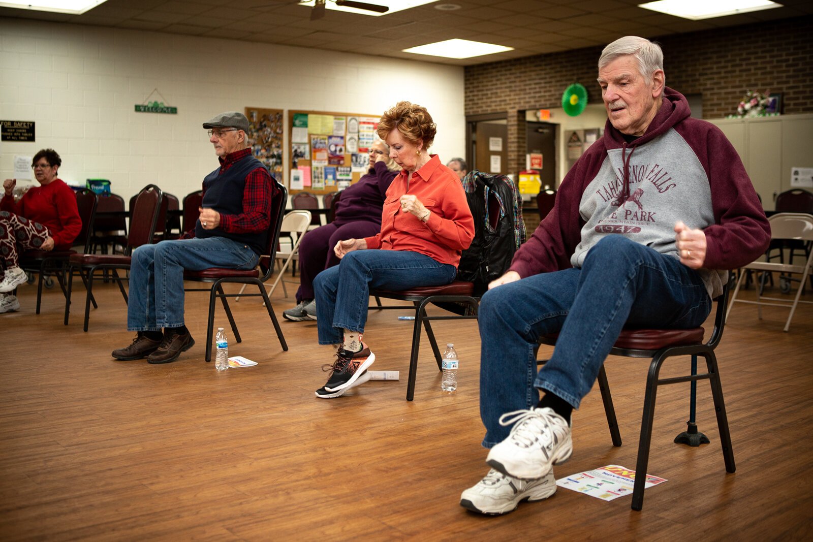 The Greater Flint Health Coalition’s work in gardens grew out of its SNAP-Ed direct education programming like Fresh Conversations and Rec-Connect™, pictured here at Burton Senior Activity Center.