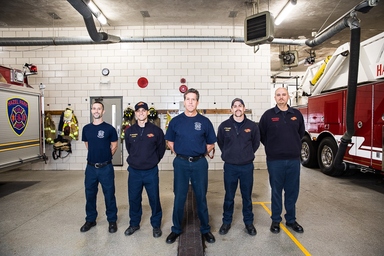 Hazel Park firefighters