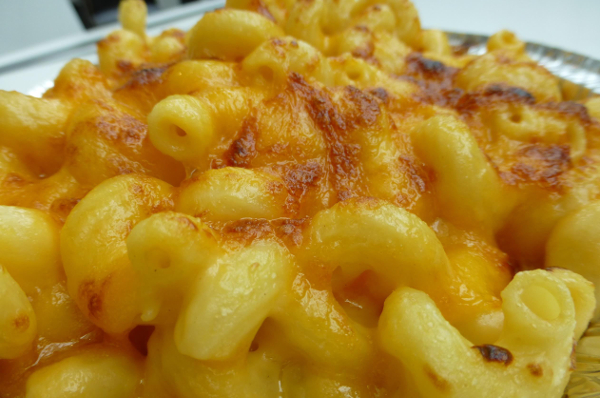 A close up of Sweet Lorraine's famed Mac n' Cheese