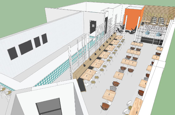 A rendering of Sweet Lorraine's new space in Midtown