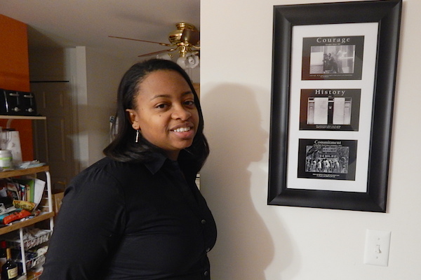 Allandra Bulger in her home