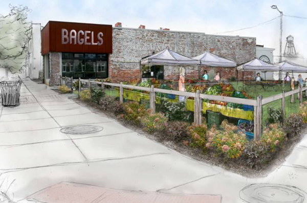 Corktown Farmers Market rendering