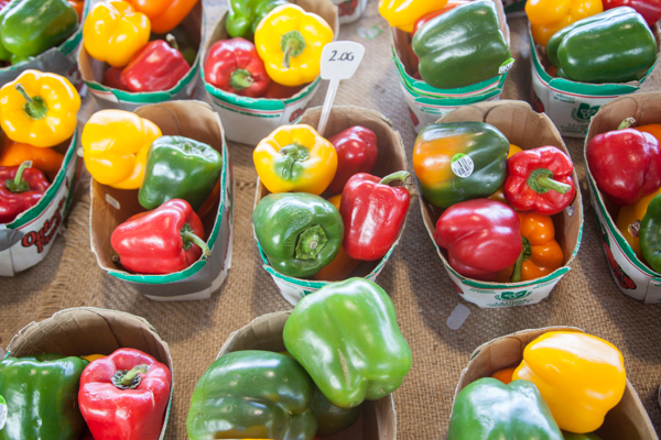 Peppers grown in Leamington, Ontario