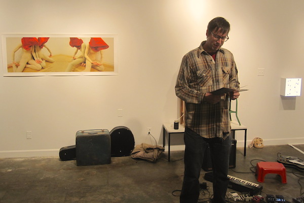 Steve Hughes reading at Public Pool