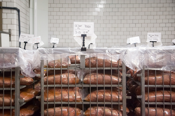 Packaged corned beef at Grobbel's