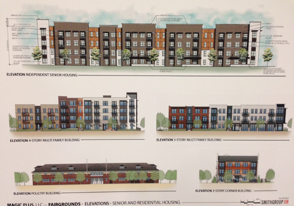 Renderings for new buildings on the State Fairgrounds