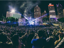 Movement Electronic Music Festival in Hart Plaza