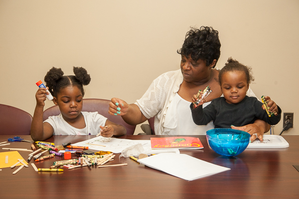 Vida McCoy with Ariel and Trent Adkins