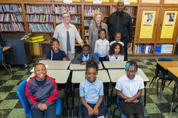 Students at Cooke Elementary in Detroit