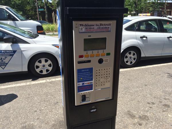 New ParkDetroit meter