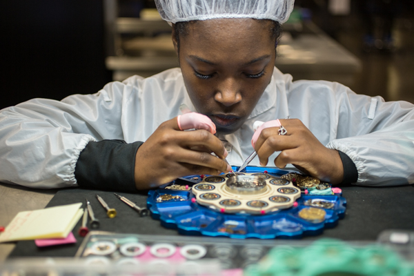 Shinola's watch factory