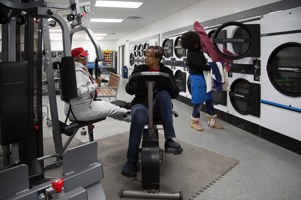 CDC's "Fit and Fold" laundromat