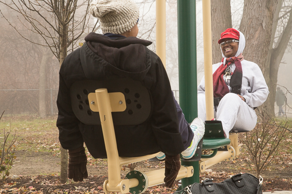 Piety Hill residents enjoy working out in their neighborhood