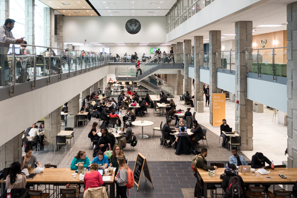 Wayne State's Student Center received a $27.5-million renovation in 2015