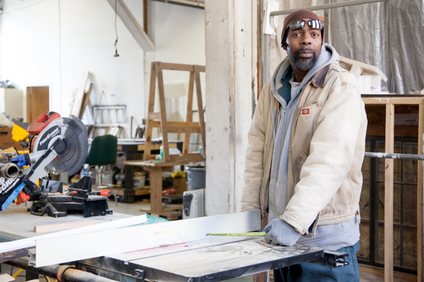 Keith McKissack, carpenter at Turner Restoration