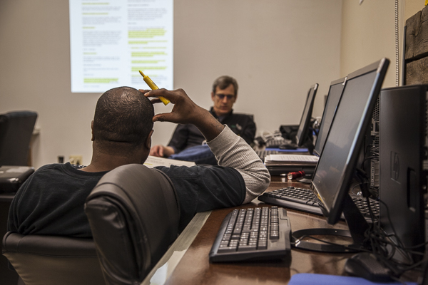 Detroit Training Center's soft skills computer lab