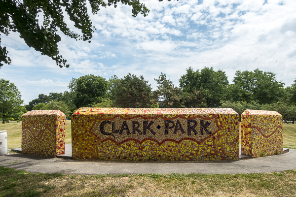 Mosaic in Clark Park
